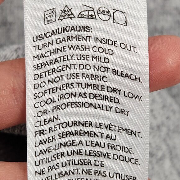 Eddie Bauer Sweater Mens Medium Gray Radiator Fleece Mock Neck Snap Pullover - Picture 9 of 11